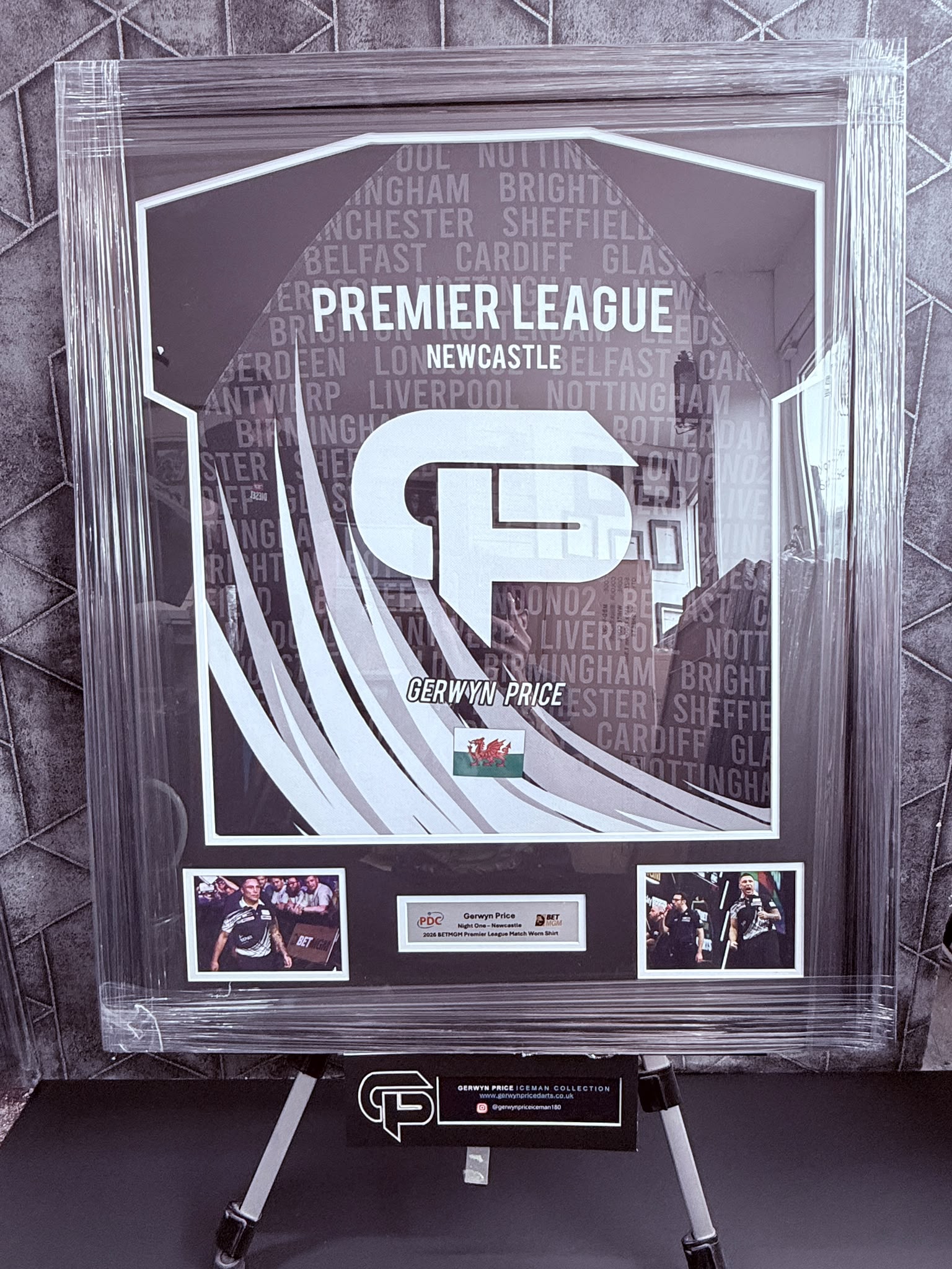 RAFFLE Premier League 2026 Framed Shirt